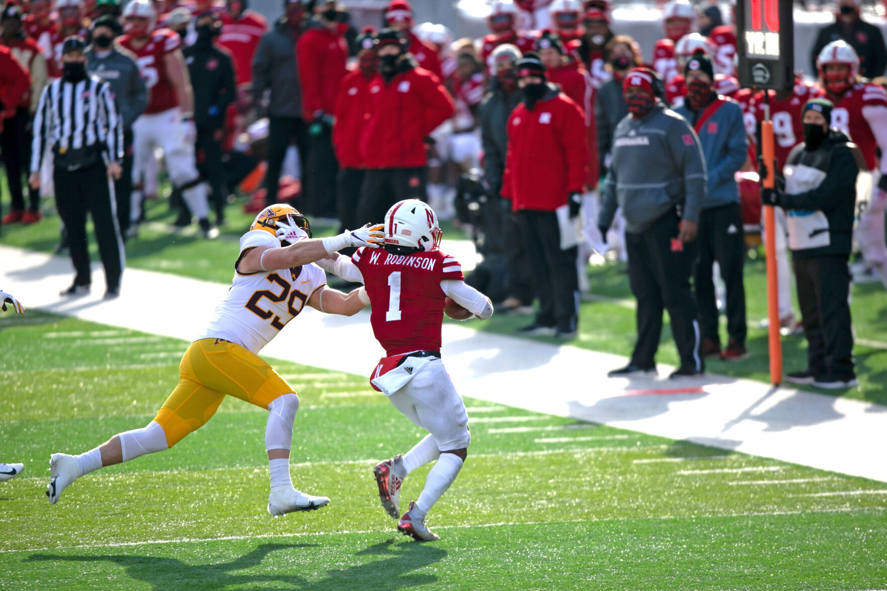 Nebraska Football vs. Minnesota Photo No. 1